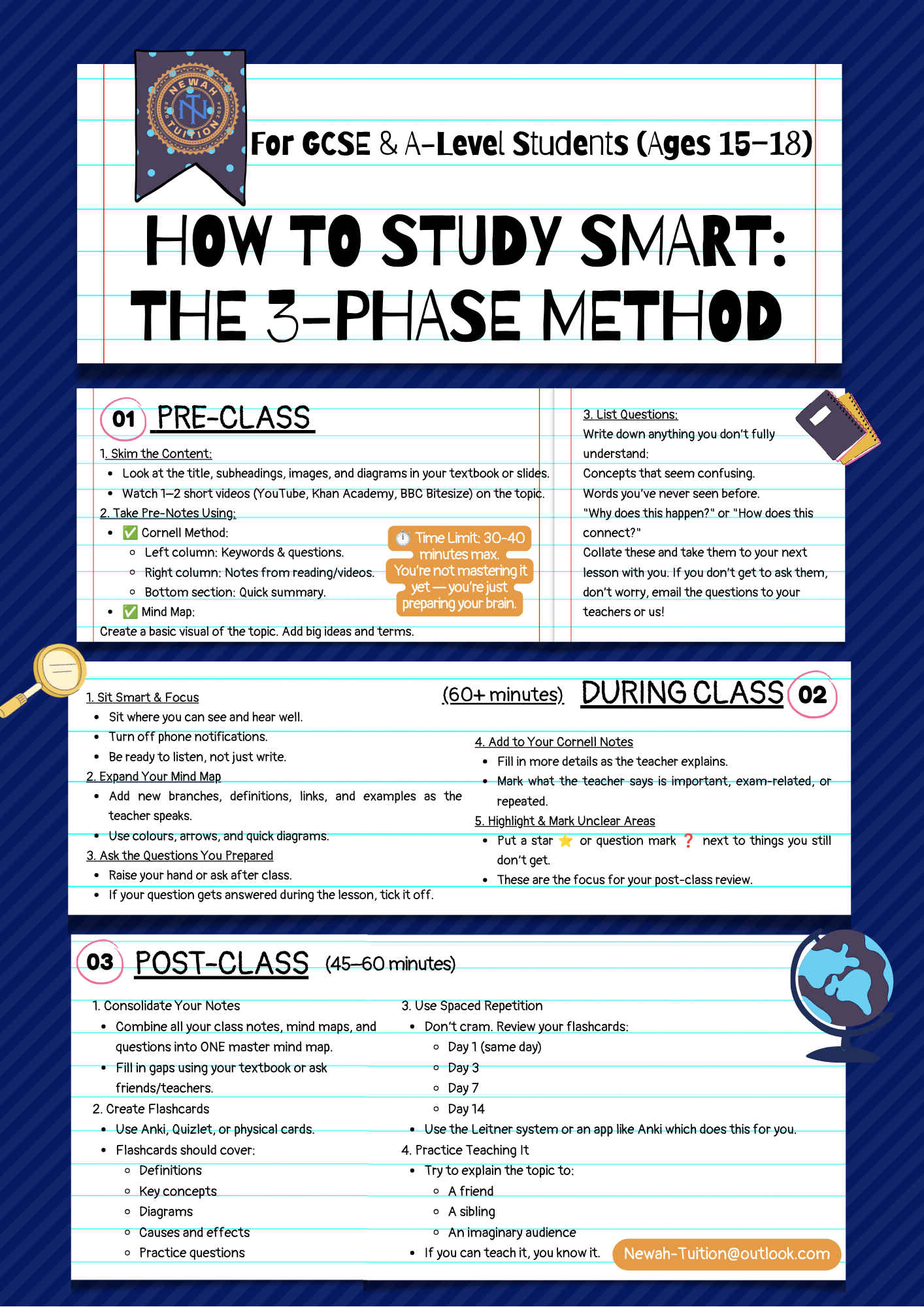 HOW TO STUDY SMART THE 3-PHASE METHOD